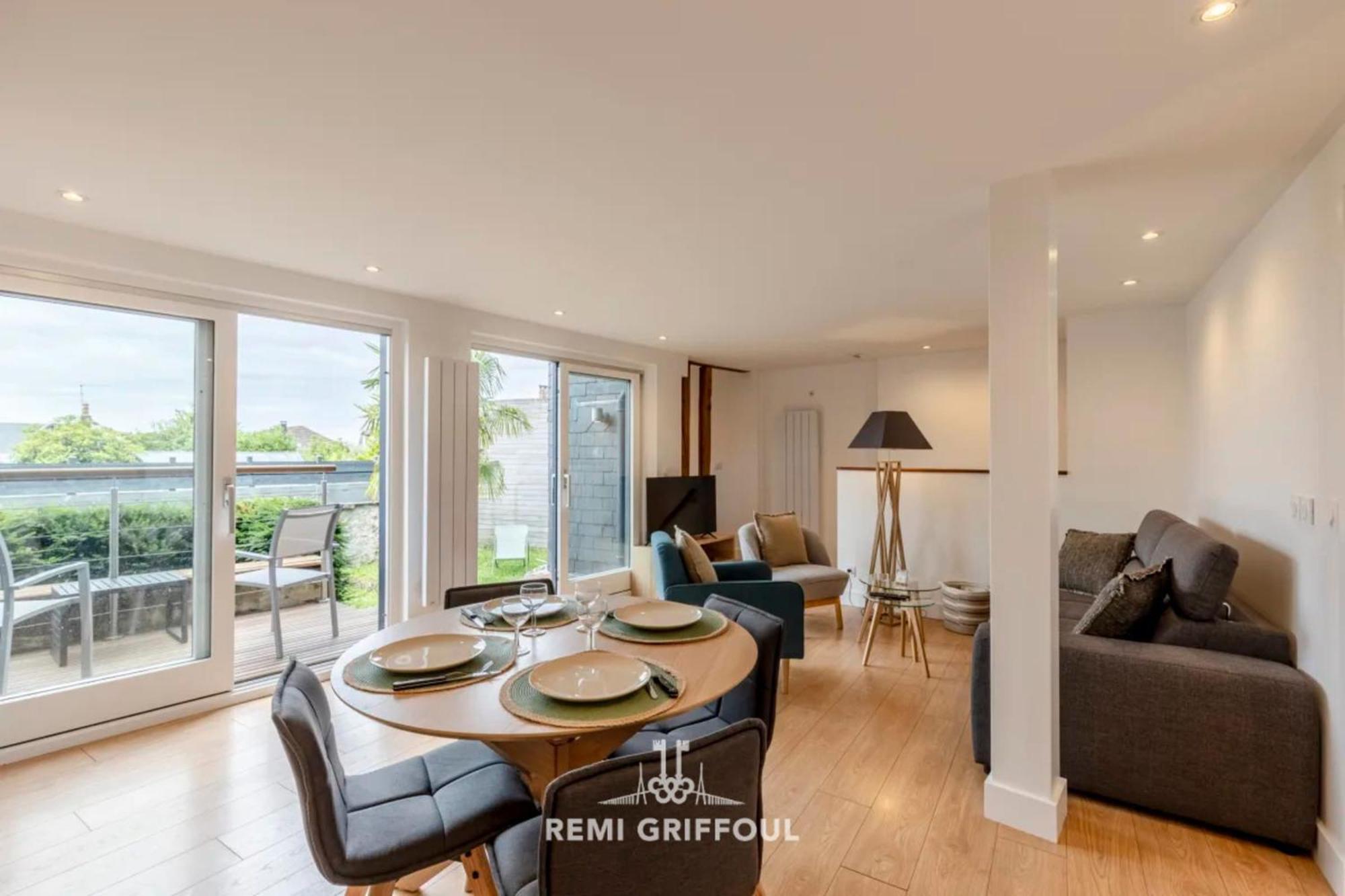 The Duplex Varin Beautiful Apartment & Garden Honfleur 4 People מראה חיצוני תמונה